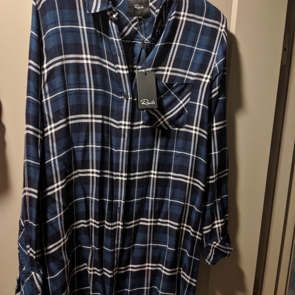 Rails shirt dress, new